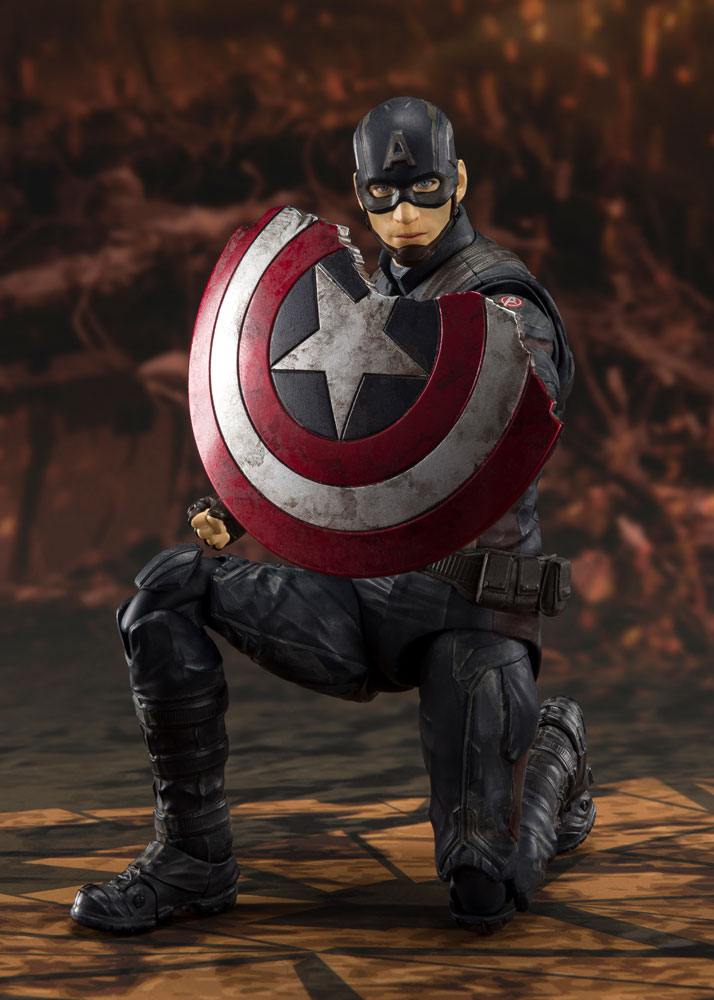 Figurine SH Figuarts Captain America Endgame - Deriv'Store