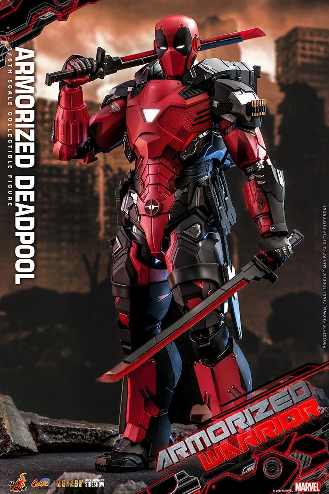 Figurine Armorized Deadpool Marvel Comic - Deriv'Store