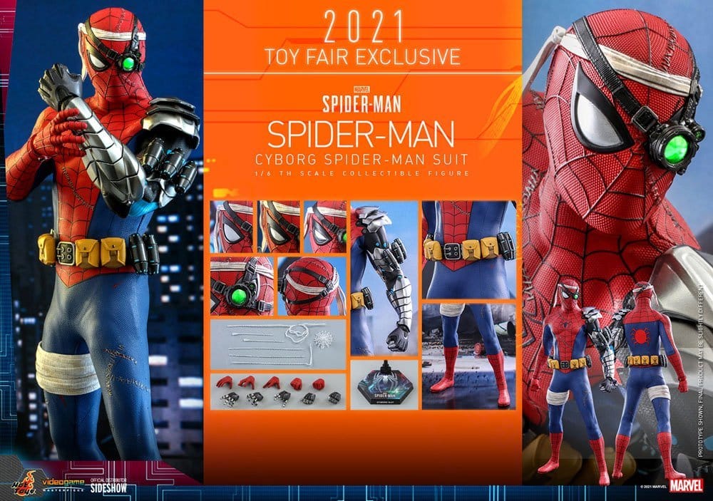 Figurine Hot Toys Cyborg Spider-Man Suit - Deriv'Store