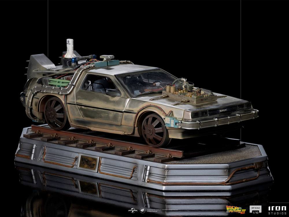 Statuette BDS Art Scale DeLorean Retour vers le Futur III