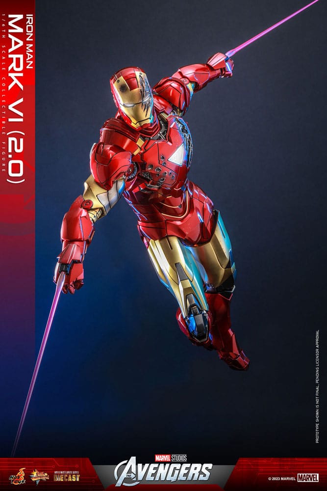 Figurine Hot Toys Iron Man Mark VI 2.0 Les Avengers
