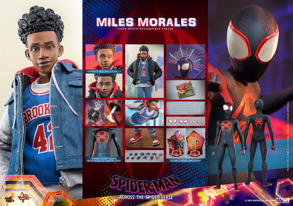 Figurine Hot Toys Miles Morales Spider-Man: Across the Spider-Verse