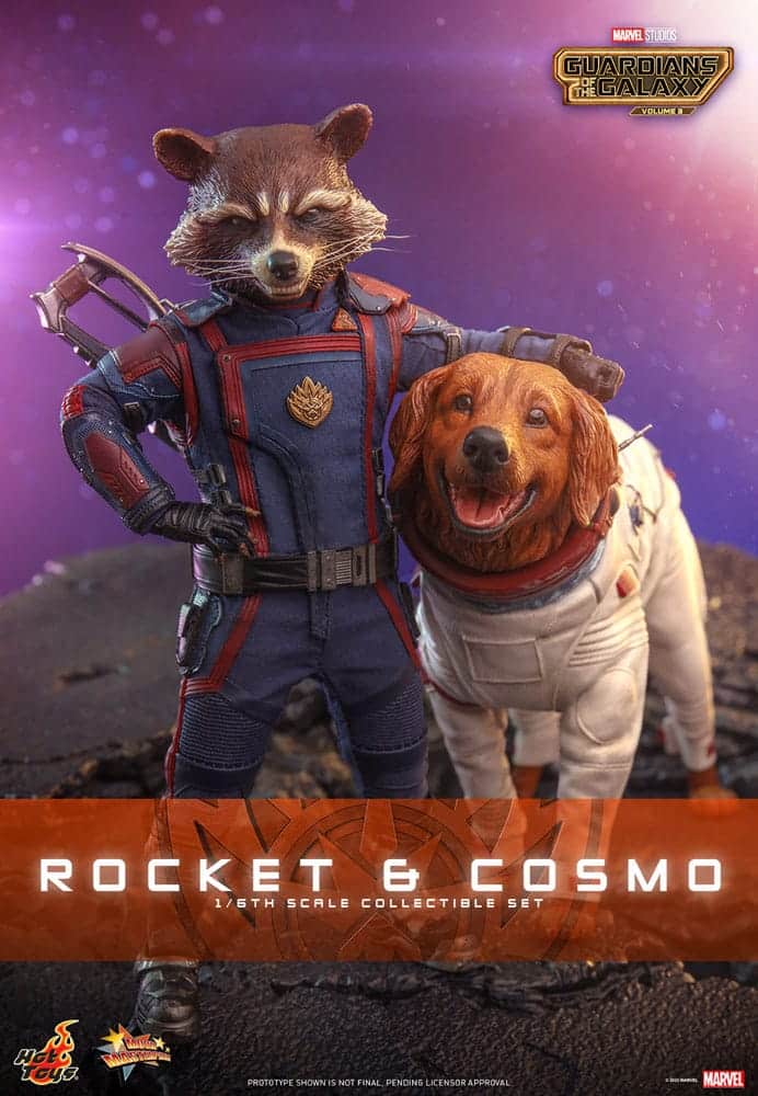 Hot Toys - Rocket and Cosmo set - Les Gardiens de la Galaxie Vol.3